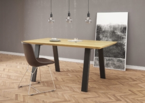 stół w stylu skandynawskim z dostawkami