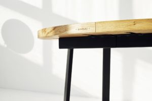 Stół rozsówany z dębu, stół z litego drewna rozkładany