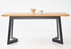 Stół w stylu industrialnym, stół 180x90, stół jasny dąb, stół dąb rustykalny2