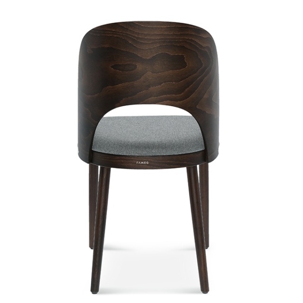 fameg avola a-1411, krzesło do jadalni, krzesło do salonu, krzesła do jadalni, ciemne krzesło, krzesło tapicerowane, krzesła drewniane, krzesła dębowe, krzesła do jadalni, krzesło tapicerowane szare, 1