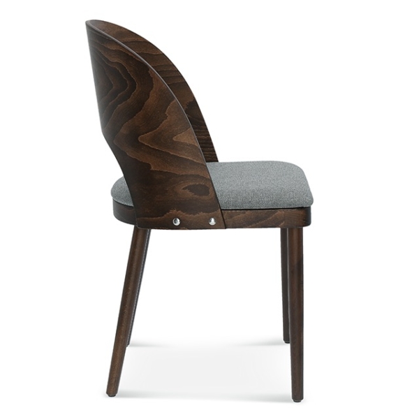 fameg avola a-1411, krzesło do jadalni, krzesło do salonu, krzesła do jadalni, ciemne krzesło, krzesło tapicerowane, krzesła drewniane, krzesła dębowe, krzesła do jadalni, krzesło tapicerowane szare, 2