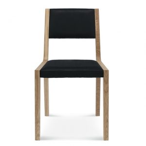 fameg sara a-1607, nowoczesne krzesło do jadalni, drewniane krzesła do jadalni, drewniane krzesło do salonu, krzesła do salonu, tapicerowane krzesło czarne, fameg radomsko, krzesla do salonu, krzeslo
